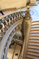 Art Nouveau interior staircase at Grand Palais. Paris, France.