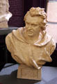 Honoré de Balzac plaster bust by Pierre-Eugène-Emile Hébert at Balzac House. Paris, France.