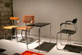 Aluminum chairs & table WB321 by Marcel Breuer with Embru-Werke of Zurich at Musée des Monuments Français. Paris, France.