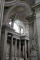 Round arches & windows of Pantheon. Paris, France.
