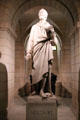Statue of Voltaire at Pantheon. Paris, France.