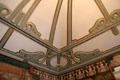 Detail of Art Nouveau ceiling design inside Boutique Fouquet at Carnavalet Museum. Paris, France.