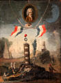 Revolutionary Allegory painting by Nicholas Jeaurat de Bertry at Carnavalet Museum. Paris, France.