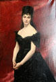 The Baroness Le Vavasseur portrait by Carolus-Duran at Carnavalet Museum. Paris, France.
