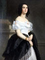 Mme Victor Hugo portrait by Louis Boulanger at Maison de Victor Hugo. Paris, France.