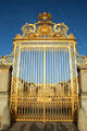 Royal Court gilded gates at Versailles Palace. Versailles, France.