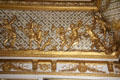 Ceiling frieze with putti at Versailles Palace. Versailles, France.