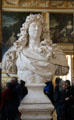 Bust of Louis XIV by Antoine Coysevox at Versailles Palace. Versailles, France.
