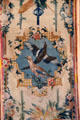 Embroidery of magpies at Versailles Palace. Versailles, France.