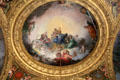 Peace Room cupola symbols of peace painting by Charles Le Brun at Versailles Palace. Versailles, France.