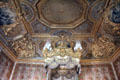 Ceiling of Queen's Bedroom at Versailles Palace. Versailles, France.