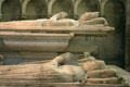 Tombs of Dukes of Orleans made to memorialize family origins of Louis XII at St-Denis Basilica. St Denis, France.