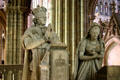 Monument of Louis XVI & Marie-Antionette by Edme Gaulle & Pierre Petito at St-Denis Basilica. St Denis, France.