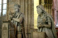 Monument of Louis XVI & Marie-Antionette at St-Denis Basilica. St Denis, France