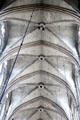 Ceiling vaulting at Reims Cathedral. Reims, France.