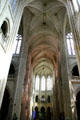 Nave of Notre Dame Cathedral. Senlis, France