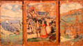 Brittany triptych cartoon for tapestry by Jean-François Raffaëlli at Museum of Fine Arts of Rennes. Rennes, France.