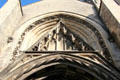 Entrance archway of St-Jean-Baptiste church. Arras, France.