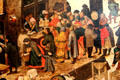 Detail of Census of Bethlehem painting by Pieter Brueghel the Younger at Caen Museum of Fine Arts. Caen, France.