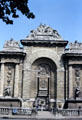 Porte de Paris monumental Arch marks Louis XVI's capture of Lille. Lille, France.
