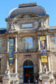 Beaux-arts entrance of Rouen Museum of Fine Arts. Rouen, France
