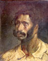 Portrait of a man by Théodore Géricault at Rouen Museum of Fine Arts. Rouen, France.