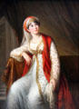 Portrait de Giuseppina Grassini in Zaïre dress painting by Élisabeth-Louise Vigée Le Brun at Rouen Museum of Fine Arts. Rouen, France.