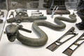 Cast iron snake at Wrought Iron Museum. Rouen, France.