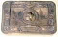Brass box given by Princess Mary to members of British & Colonial troops with gifts at Vimy Ridge Memorial. Vimy, France.