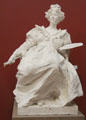 Plaster statue of Élisabeth-Louise Vigée Le Brun by Georges-Ernest Saulo at Angers Fine Arts Museum. Angers, France.