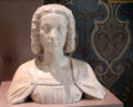 Bust of Claude de France, wife of François I at Blois Chateau. Blois, France.