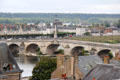Jacques-Gabriel bridge across Loire river. Blois, France.
