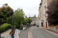 Streetscape along rue Saint-Honoré. Blois, France.