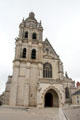 Gothic Blois Cathedral Saint-Louis with Renaissance bell tower. Blois, France.