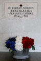 Plaque marks use of Gallery Bridge as hospital in WWI at Chenonceau Chateau. Chenonceau, France.