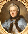 Portrait of Mme. Marie-Anne Léger de Sorbet by Jean-Baptiste Greuze at Orleans Beaux Arts Museum. Orleans, France.
