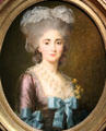 Portrait of Mme. Lesould by Élisabeth-Louise Vigée Le Brun at Orleans Beaux Arts Museum. Orleans, France.