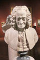 Voltaire terra cotta bust by Jean-Antoine Houdon at Orleans Beaux Arts Museum. Orleans, France.
