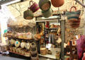 Basket shop in Old Antibes. Antibes, France.
