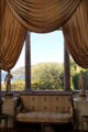 View from bedroom at Villa Ephrussi de Rothschild. Saint Jean Cap Ferrat, France.