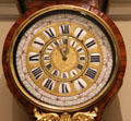 Face of tall clock with calendar & zodiac dials at Villa Ephrussi de Rothschild. Saint Jean Cap Ferrat, France.