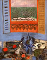 Still Life with Fish & Fruit painting by Raoul Dufy at Nice Fine Arts Museum. Nice, France.