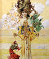 Salome Again painting by Gustav-Adolf Mossa at Nice Fine Arts Museum. Nice, France.