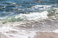 Waves breaking on beach. Sainte-Maxime, France.