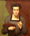Self-portrait by Louis Janmot at Beaux-Arts Museum. Lyon, France.