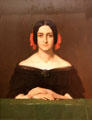 Portrait of Antoinette Oudiné by Hippolyte Flandrin at Beaux-Arts Museum. Lyon, France.