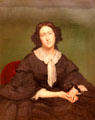 Portrait of Mme George Brölemann by Hippolyte Flandrin at Beaux-Arts Museum. Lyon, France.