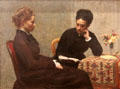 Reading painting by Henri Fantin-Latour at Beaux-Arts Museum. Lyon, France.