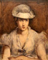 Portrait of Marguerite Gautier-Lathuille by Édouard Manet at Beaux-Arts Museum. Lyon, France.