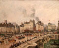 Le Pont-Neuf painting by Camille Pissarro at Beaux-Arts Museum. Lyon, France.
